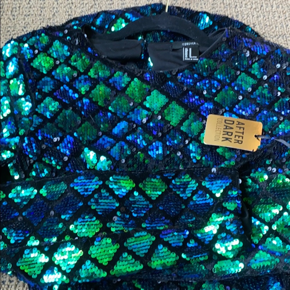 Mermaid Scale sequined dress size M